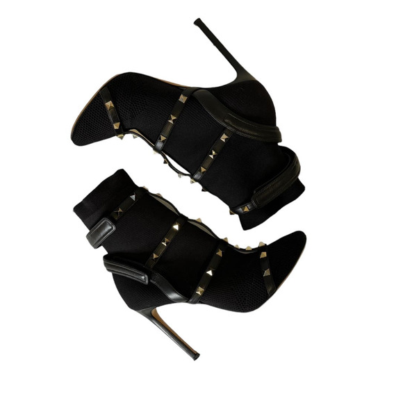 Valentino Garavani Bodytech Rockstud Ankle Boots Size 38.5 - Picture 8 of 16